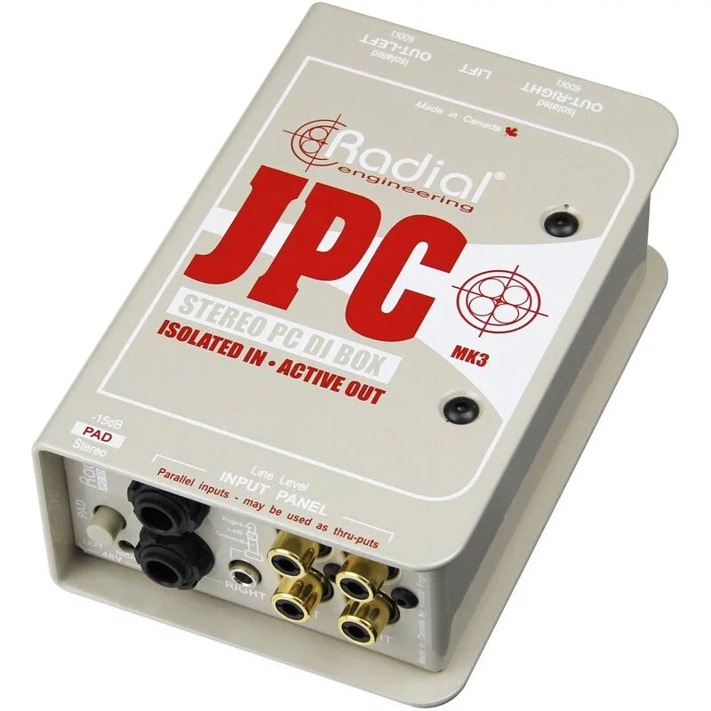 Radial Engineering JPC Active stereo computer DI
